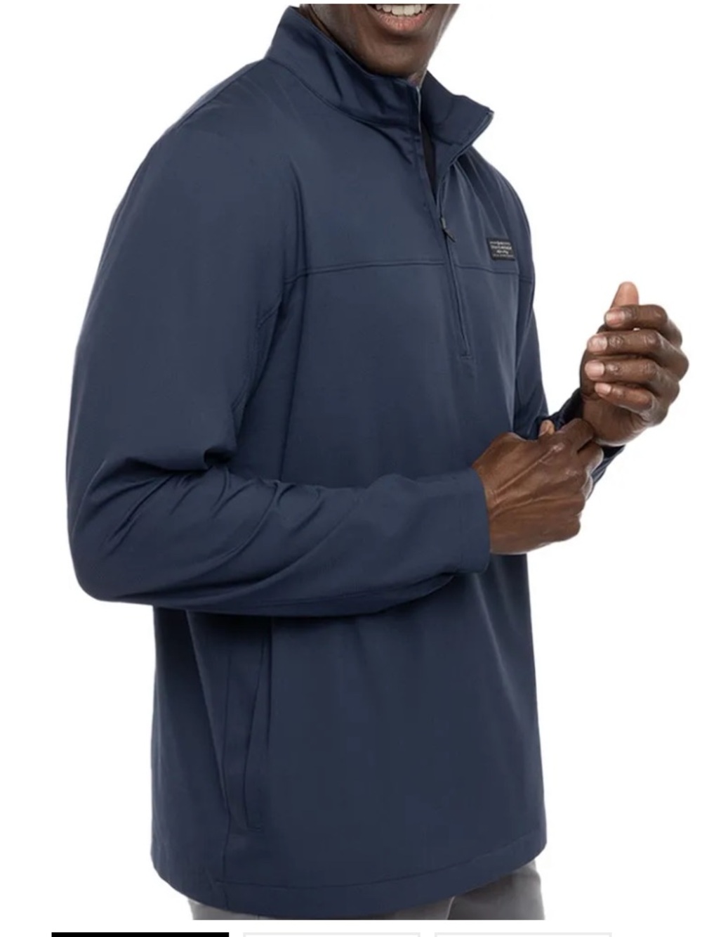 Travis Mathew Wanderlust quarter zip pullover navy XXL $149